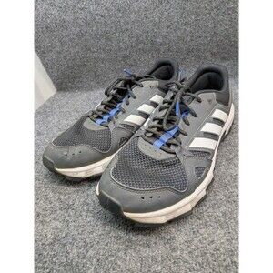Adidas Rockadia Trail Shoes Carbon/Black/White Size 12D Cloudfoam Pre-Owned